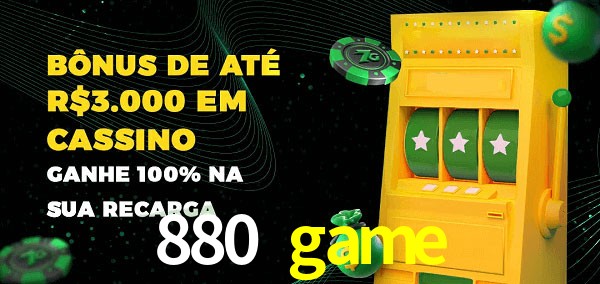 880 game melhor bônus de depósito
