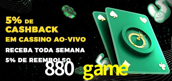 Promoções do cassino ao Vivo 880 game